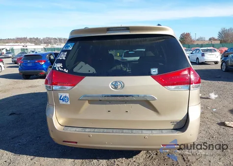 2011 Toyota Sienna Limited from USA, damaged, VIN 5TDDK3DC1BS009551